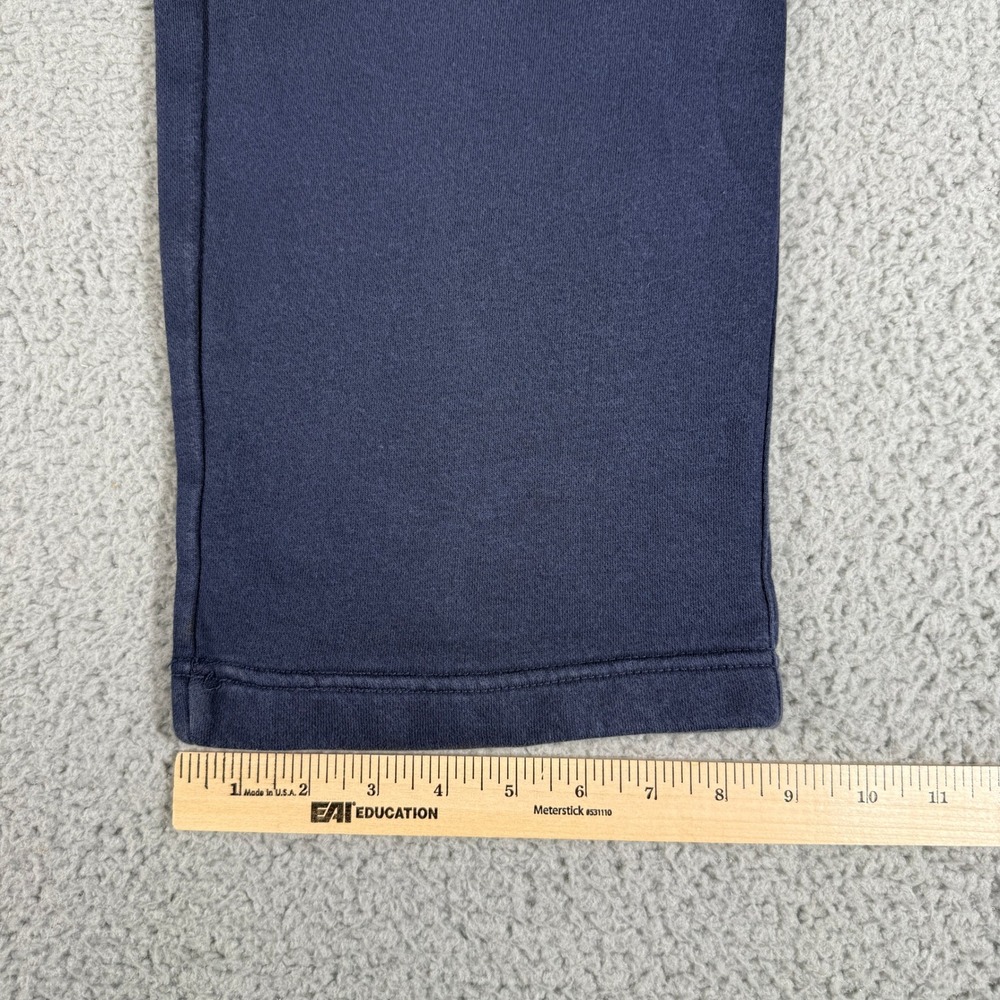 Nike Club Sweatpants Men's Medium Blue Open-Hem Fleece Pants - Picture 8 of 10